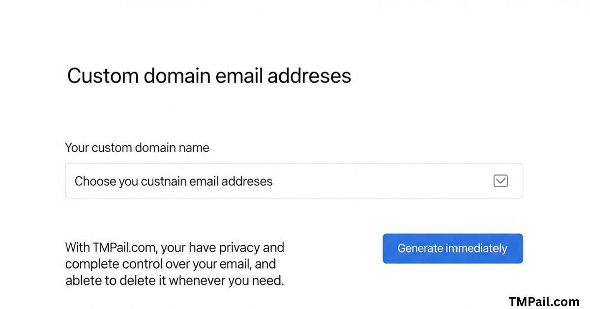 How to Create a Temporary Email with a Custom Domain in Minutes