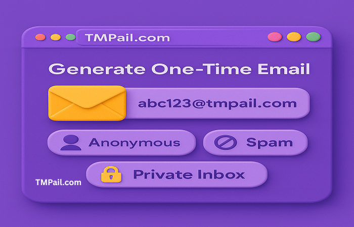 TMPail temporary inbox offering anonymous and spam-free email for 2025
